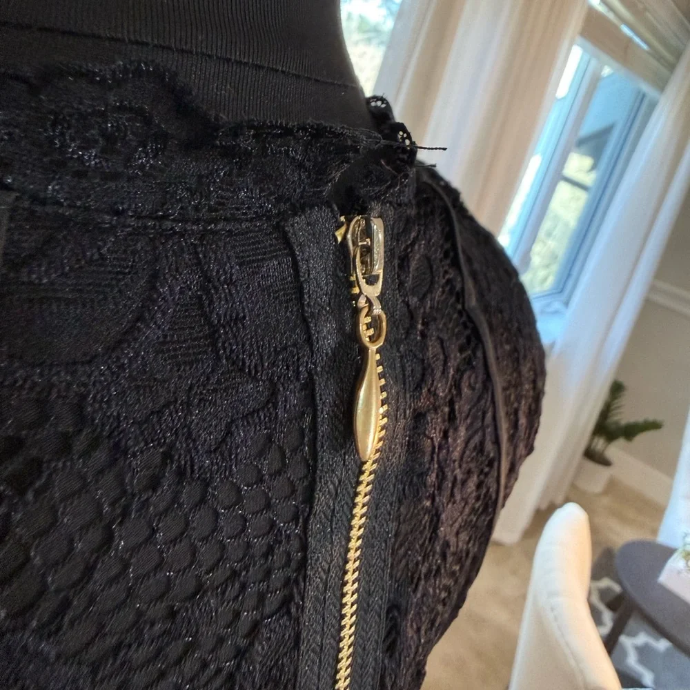 Chic Black Lace Maxi Dress - Picture 9 of 12